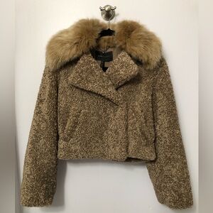 BCBG MAXAZRIA teddy coat size XS new with tags